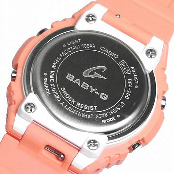 Casio Casio Baby-G BGA-260-4A, baby-g япония женские часы на браслете пластик боковой вид