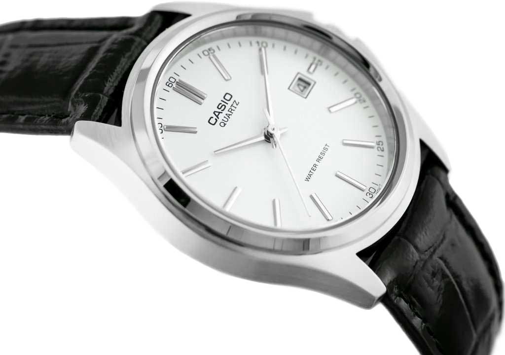 Casio Casio LTP-1183E-7A кварцевые женские часы часы крупный план белый циферблата