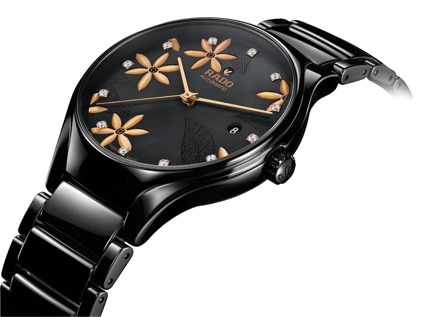 Rado Rado True Great Gardens of the World Chapter 2 R27109902, true швейцария женские часы на браслете высокотехнологичная плазменная керамика боковой вид
