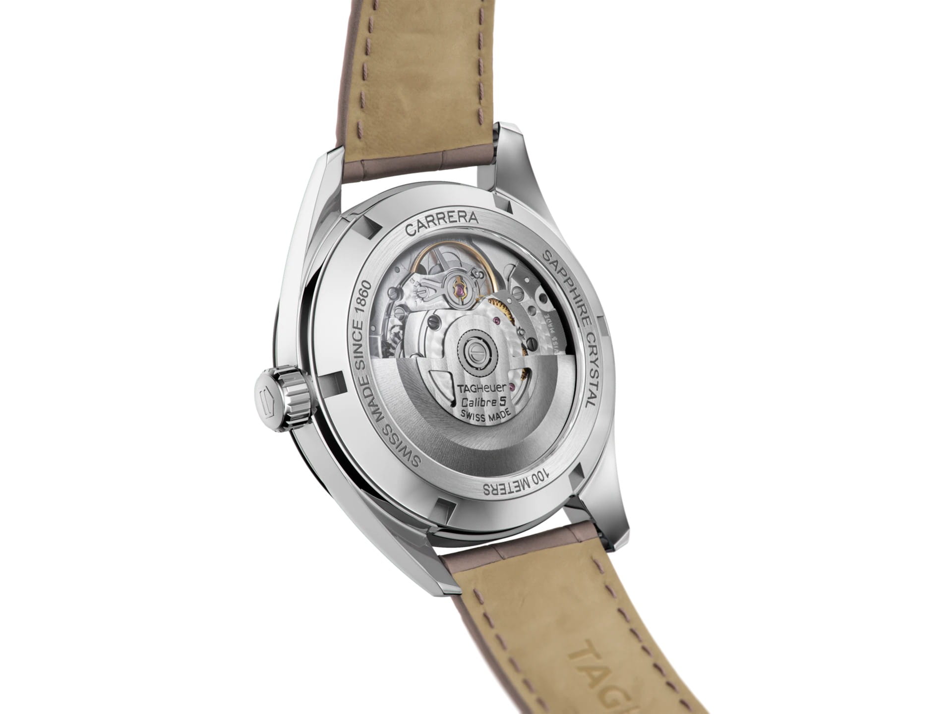 TAG Heuer TAG Heuer Carrera Lady WBK2311.FC8258, carrera швейцария женские часы на браслете кожаный боковой вид