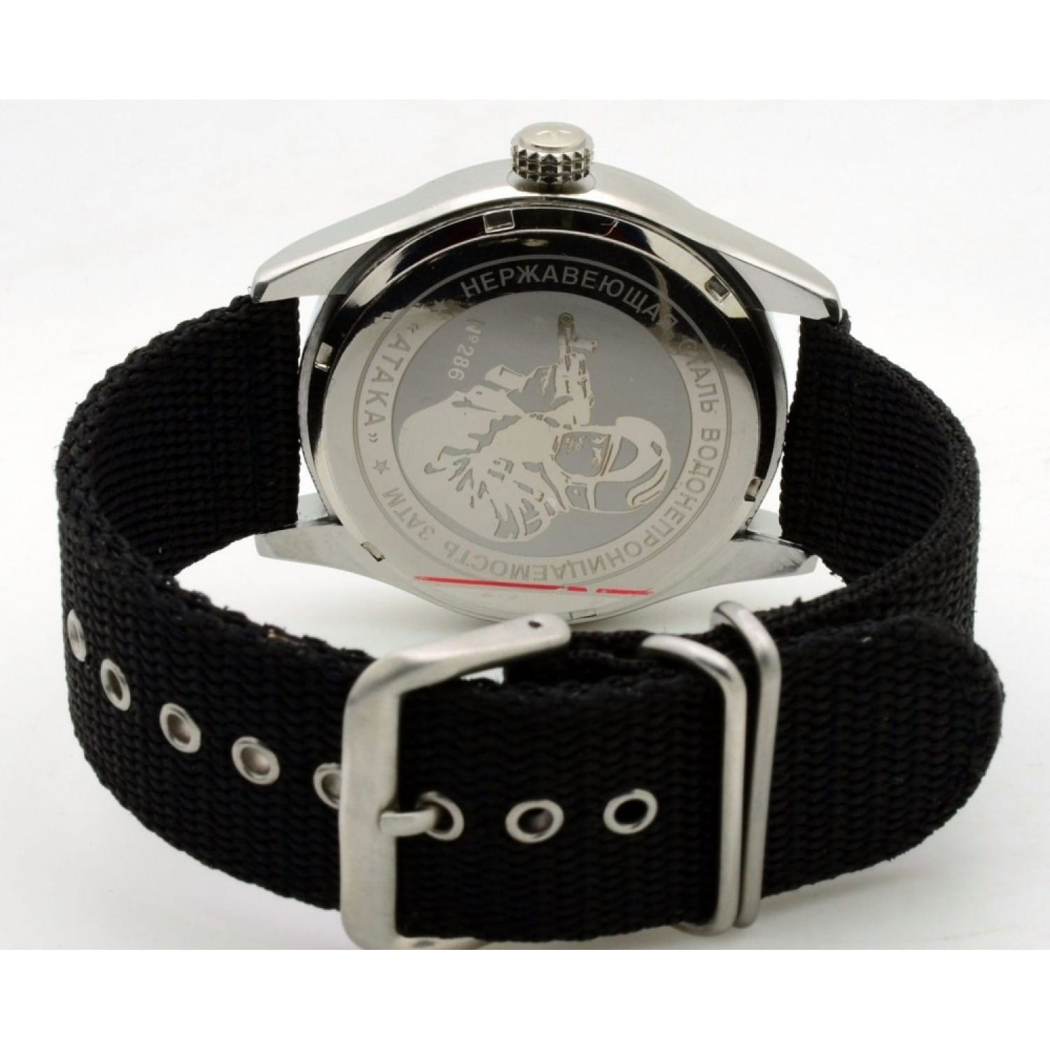 Спецназ С2861340-2115-09 мужские часы застежка крупным планом