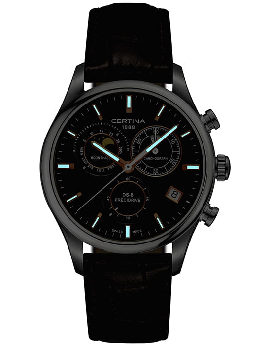 Certina Certina DS-8 Chronograph Moon Phase C033.450.16.081.00 DS 8, наручные мужские часы фото под углом