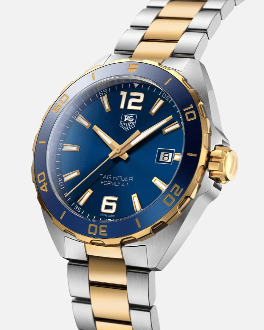 TAG Heuer TAG Heuer Formula 1 WAZ1120.BB0879 мужские часы синий циферблат на запястье