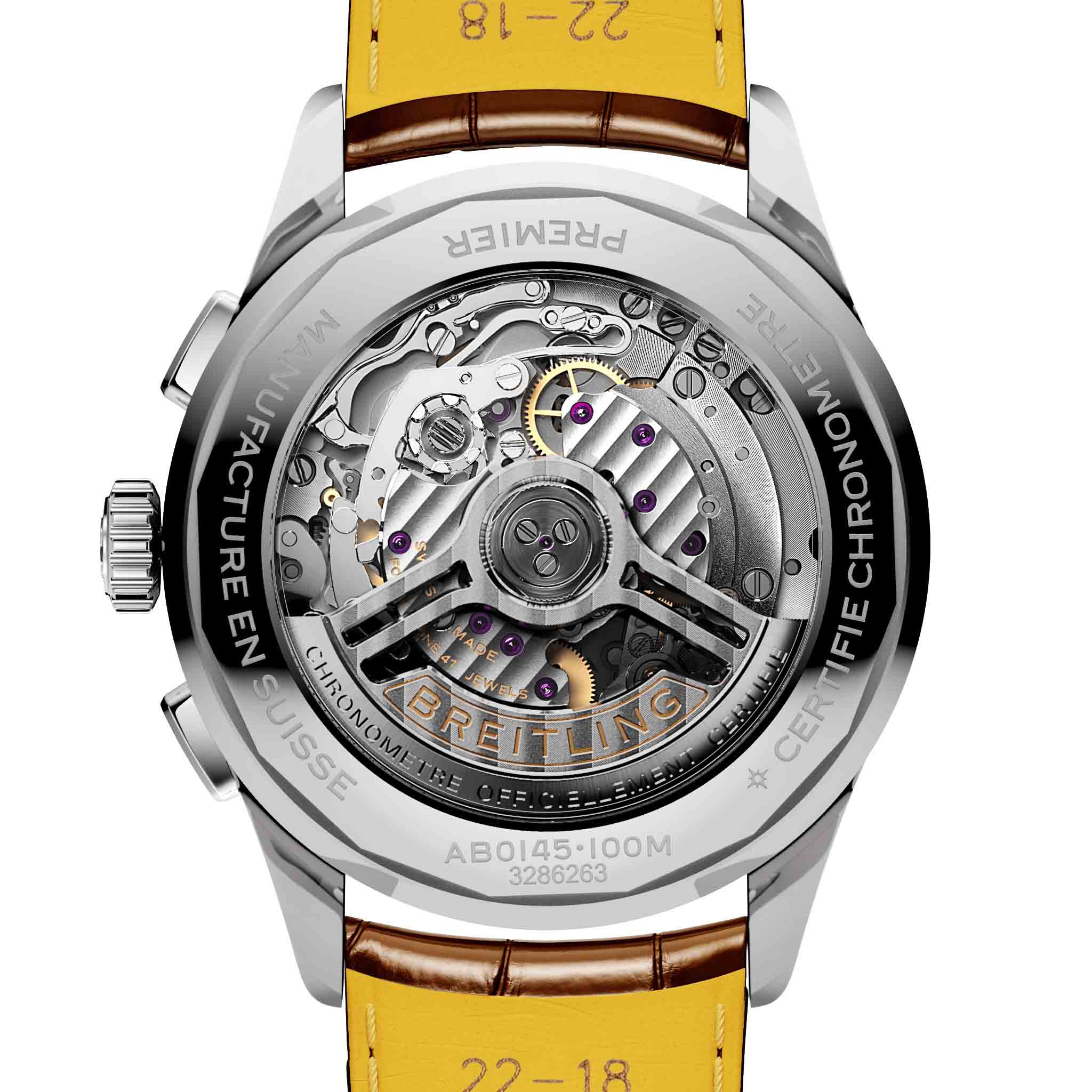 Breitling Breitling Premier B01 Chronograph 42 AB0145171C1P1 , наручные мужские часы фото под углом