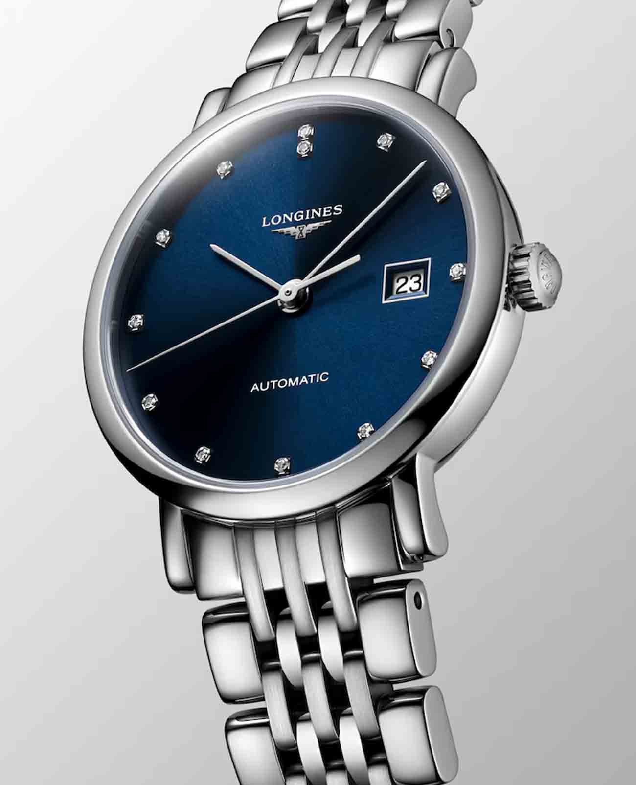 Longines Longines Elegant Collection L4.310.4.97.6, elegant collection швейцария женские часы на браслете нержавеющая сталь боковой вид