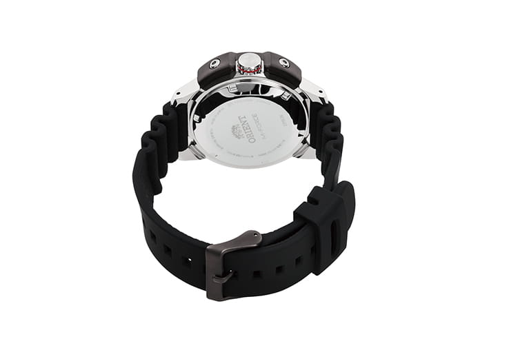 Orient Orient M-Force RA-AC0L04L (RN-AC0L04L)  — детали корпуса и сталь c pvd покрытием