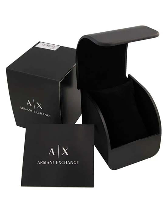 Armani Exchange Armani Exchange Drexler  AX2601 кварцевые мужские часы часы крупный план черный циферблата