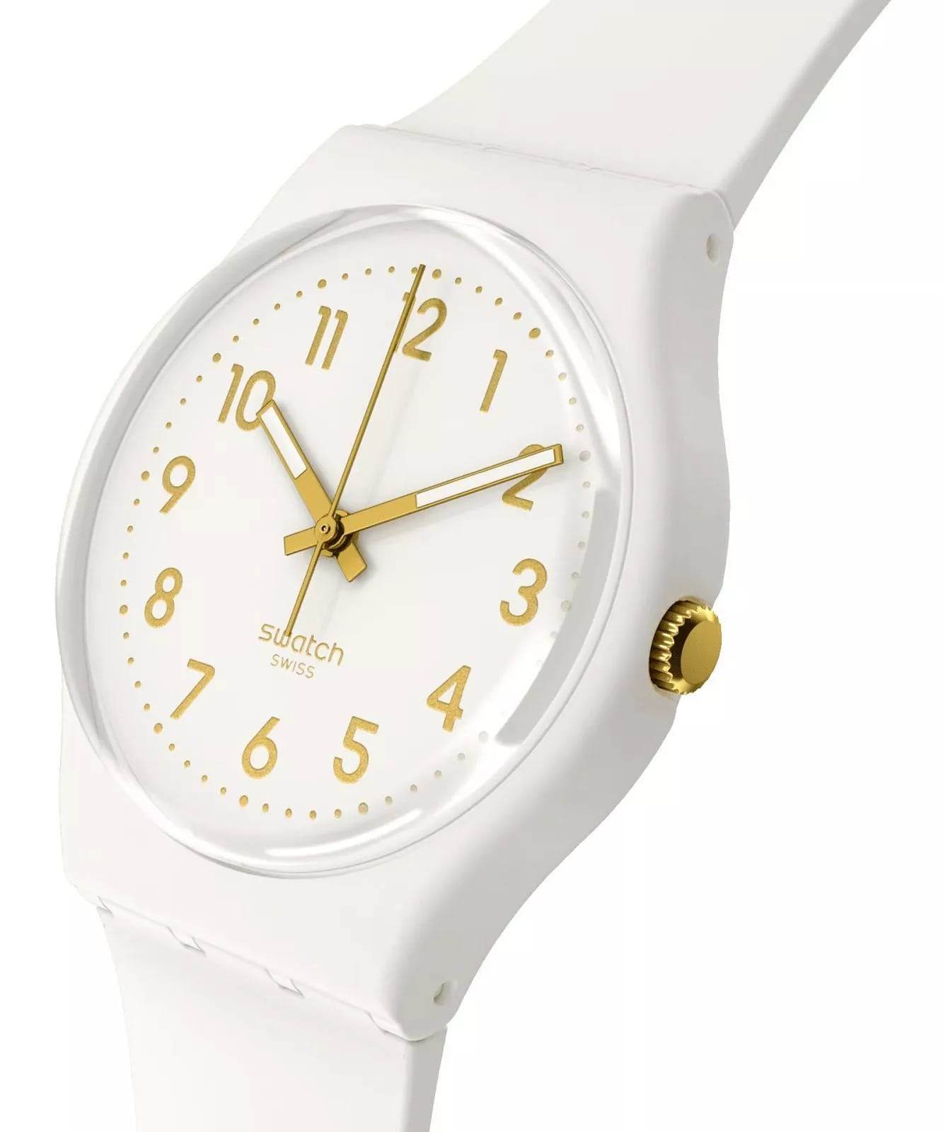Swatch Swatch Gent Biosourced Swatch Pay! SO28W111-5300 женские часы белый циферблат на запястье