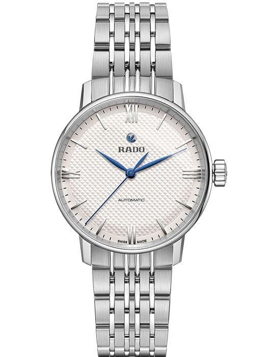 Rado Rado Coupole Classic Automatic R22862074 Classic R22862074 механические женские часы белый циферблат, браслет нержавеющая сталь — вид спереди