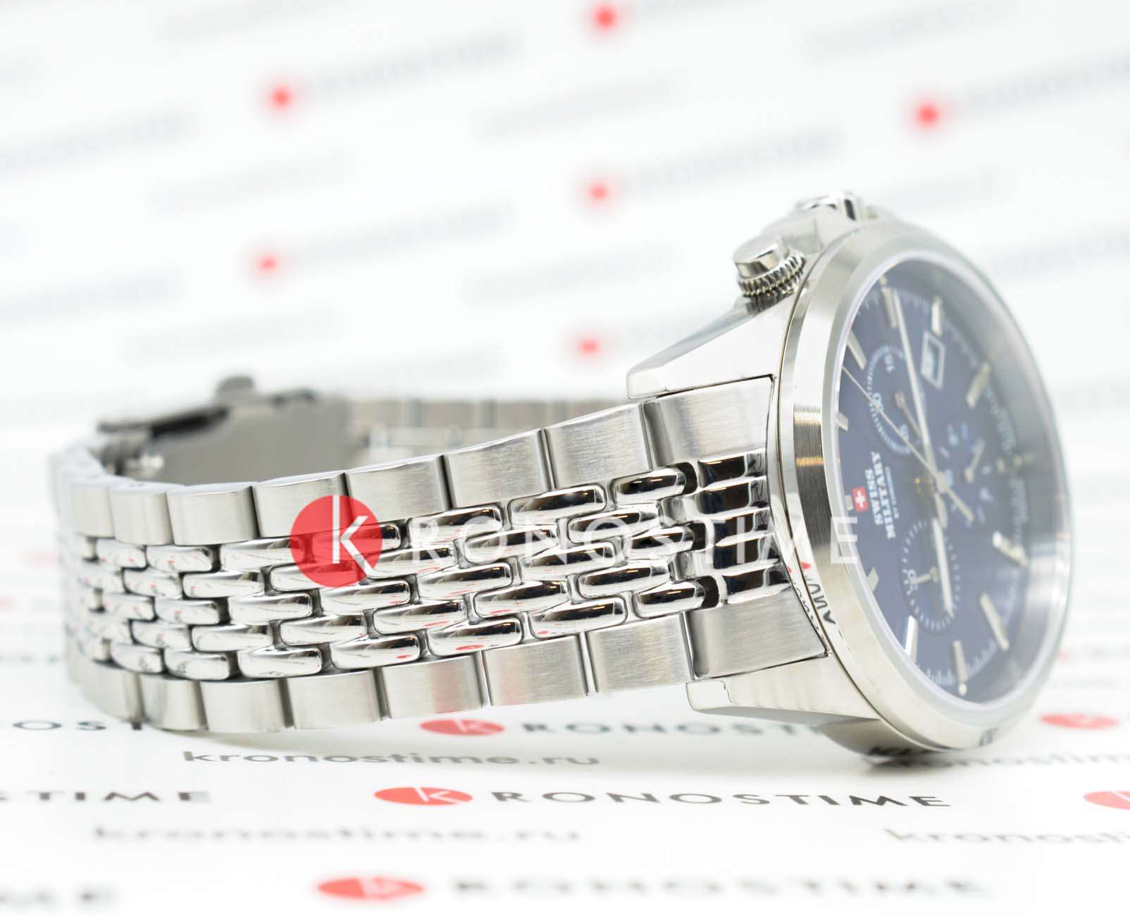 Оригинальные часы Swiss Military by Chrono Swiss Military by Chrono Sports Chronograph SM34107.03 кварцевые калибр механизма  общий вид