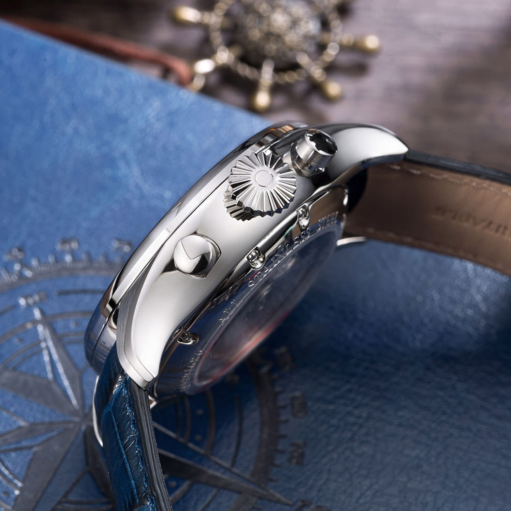 Aerowatch Aerowatch Les Grandes Classiques Moon Phase 69989 AA03  - задняя крышка сталь металл корпуса, швейцария часы