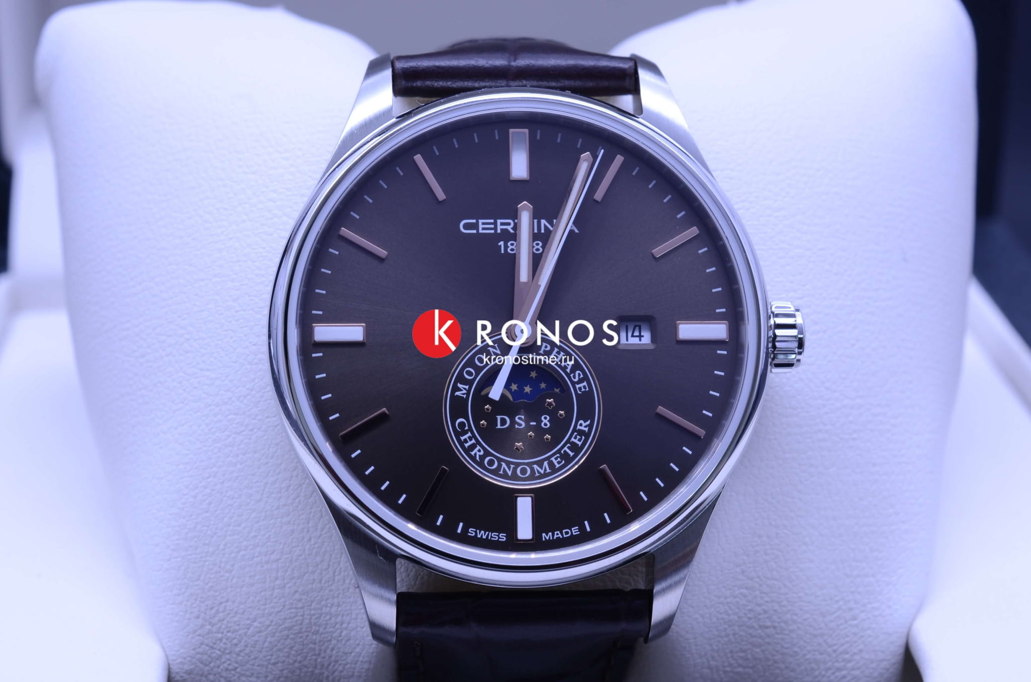 Certina C0334571608100 мужские часы застежка крупным планом