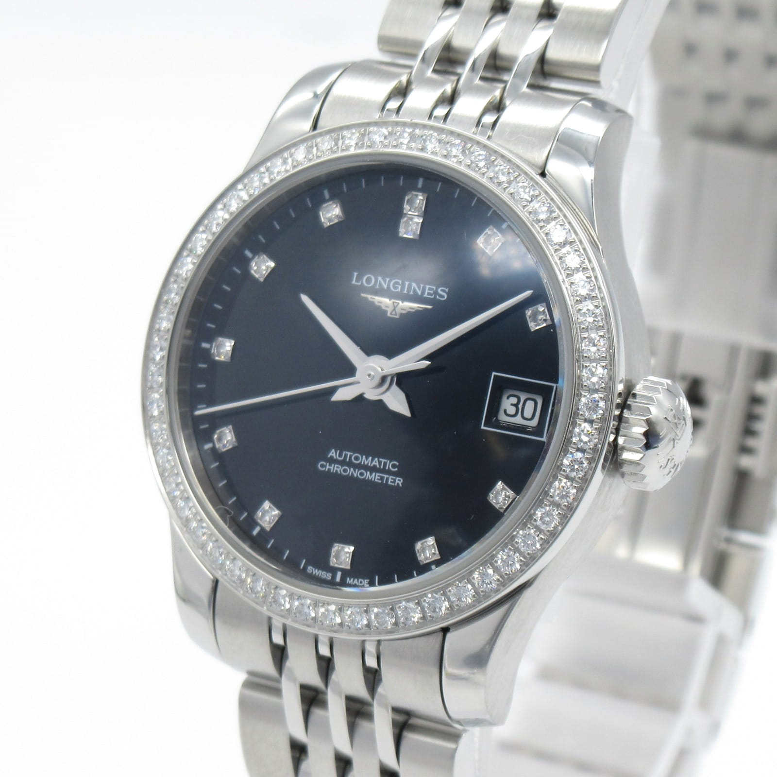 Оригинальные часы Longines Longines Record Collection L2.320.0.57.6 механические калибр механизма l592.4 общий вид