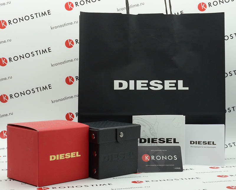 Diesel Diesel Griffed DZ4578 мужские часы черный циферблат на запястье