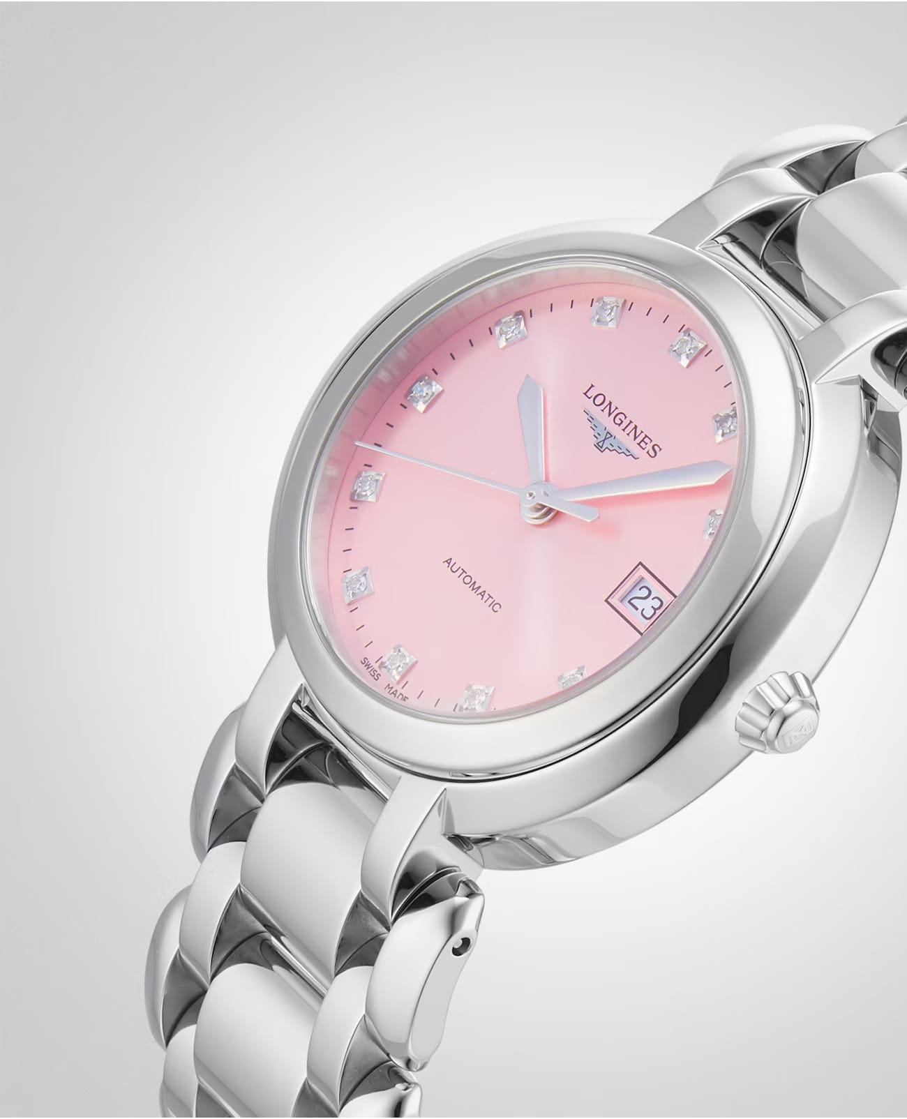 Longines L81134996 женские часы застежка крупным планом