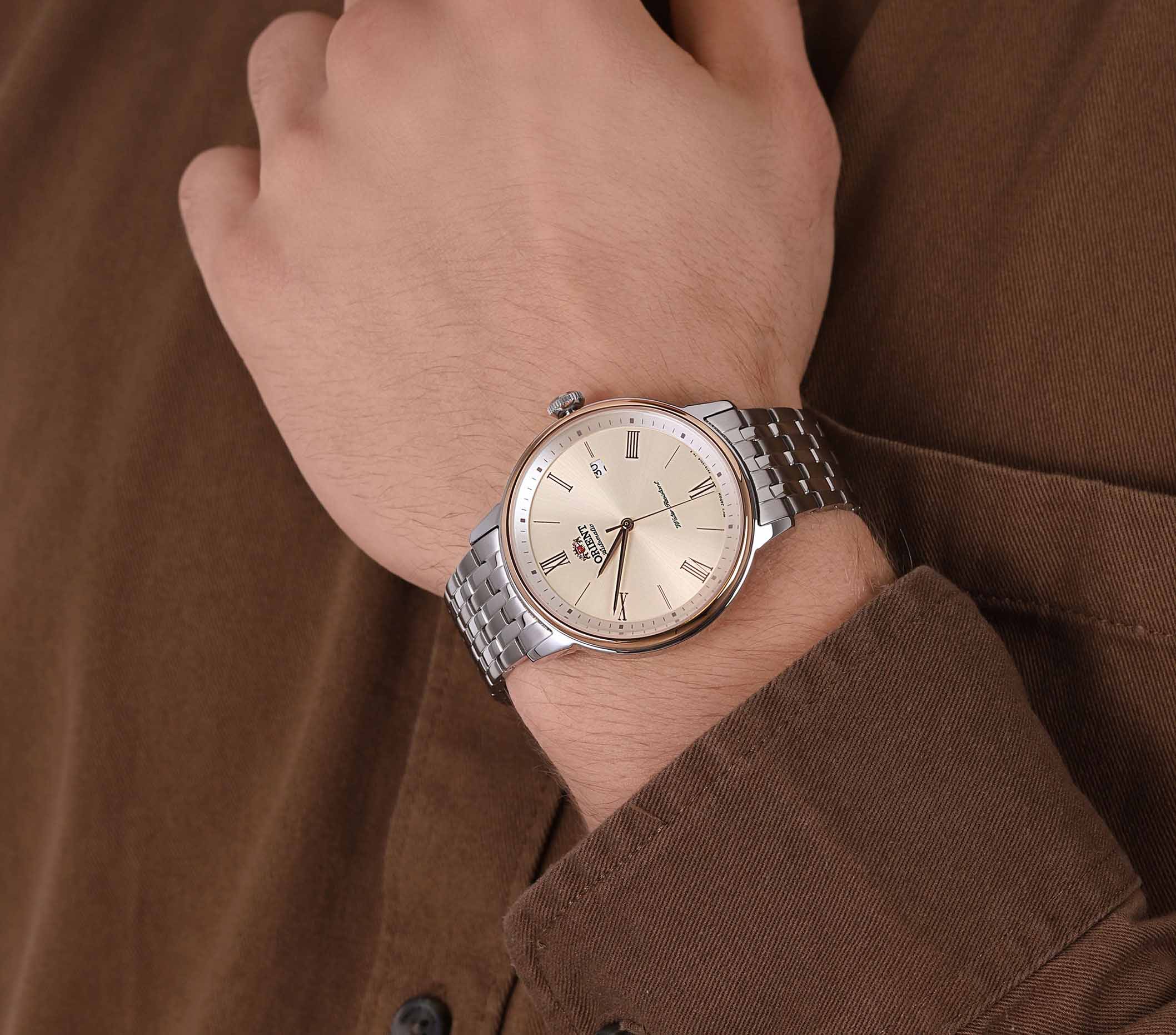 Orient Orient Automatic RA-AC0J01S10  (RN-AC0J01S) , наручные мужские часы фото под углом