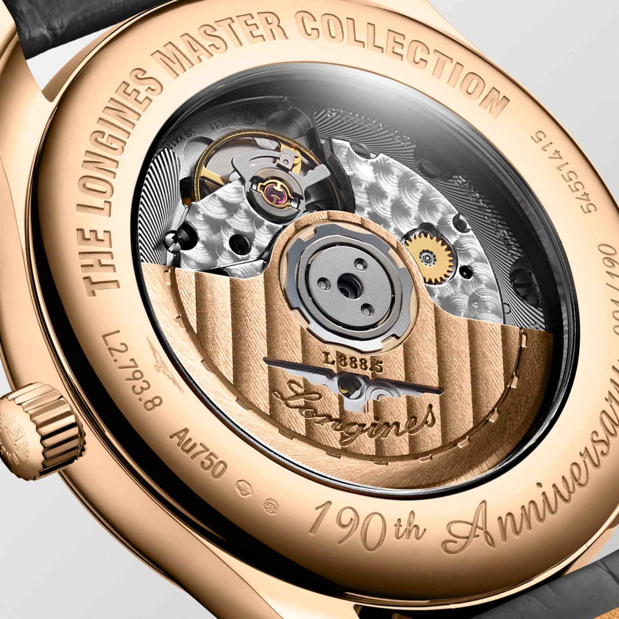 Longines Longines Master Collection. 190th Anniversary L2.793.8.73.2 , наручные мужские часы фото под углом