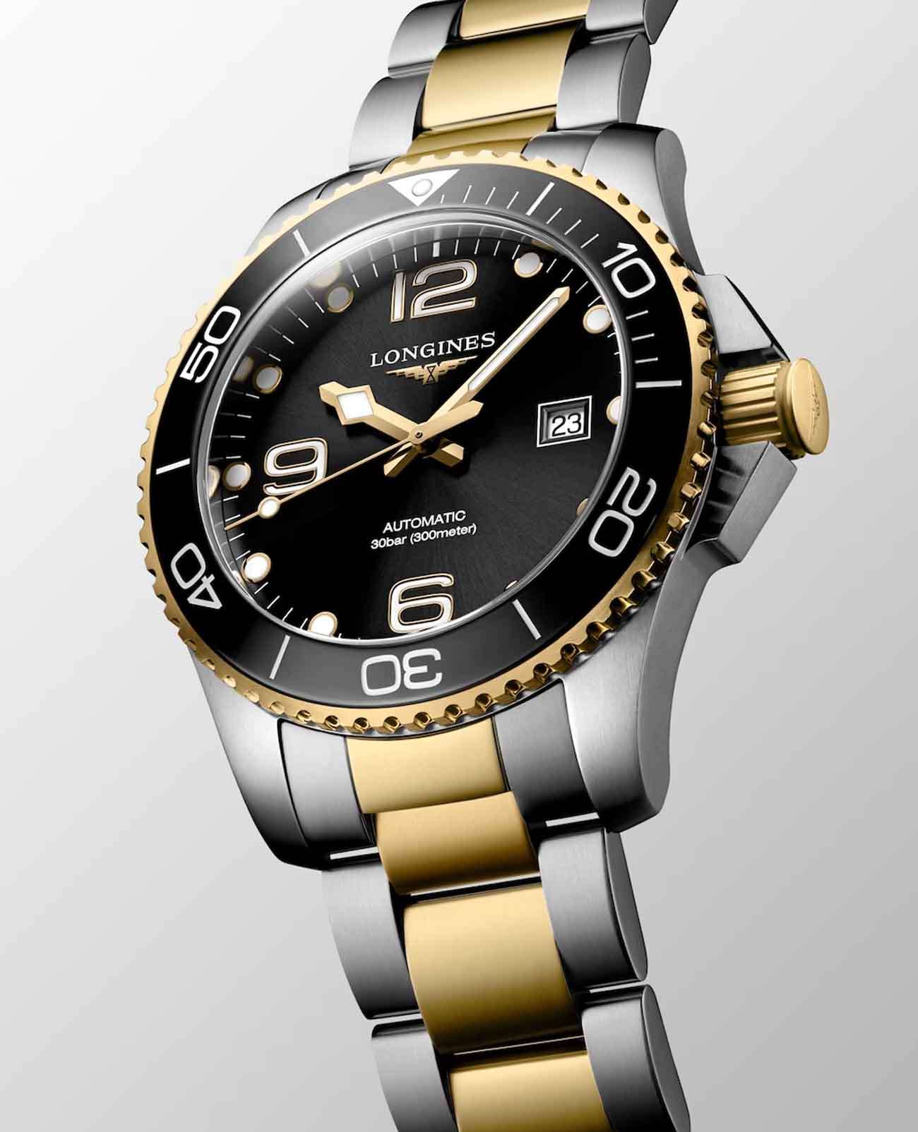 Longines Longines HydroConquest L3.782.3.56.7 - наручные мужские часы наручные часы в перспективе черный циферблат