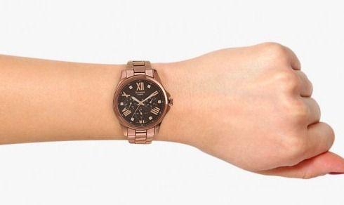 Casio Casio Sheen SHE-3806BR-5A женские часы коричневый циферблат на запястье