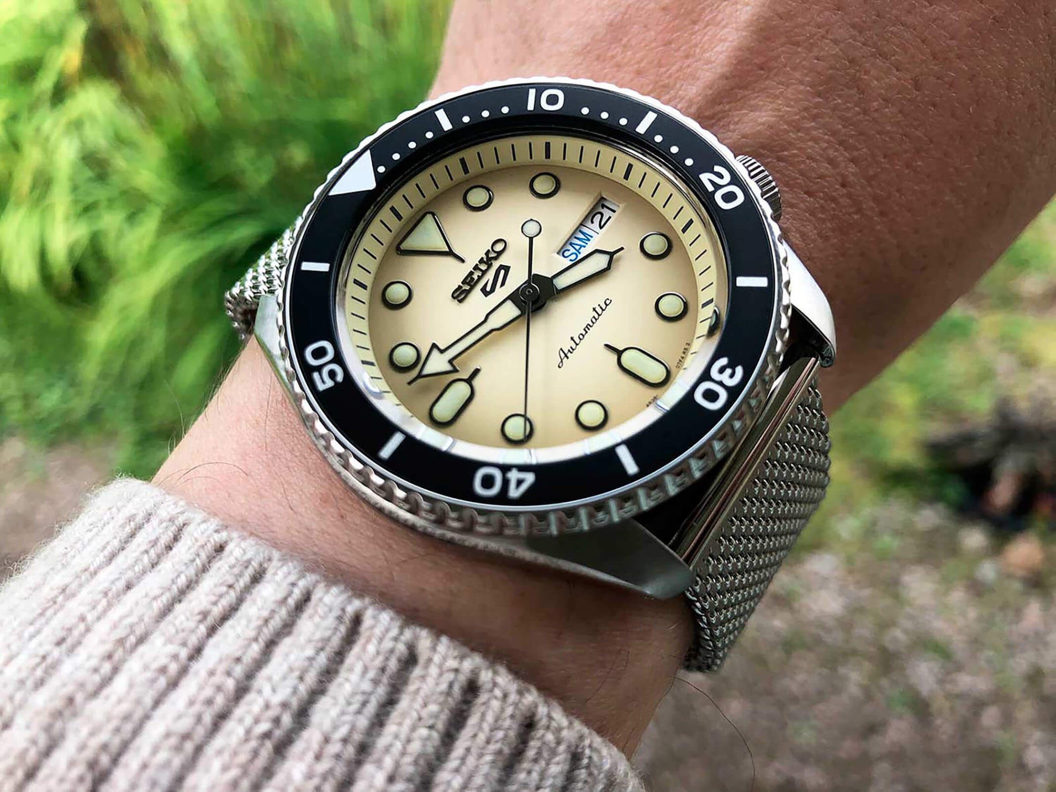 Seiko Seiko 5 Sports SRPD67K1 механические часы с аксессуарами мужские часы модель SRPD67K1