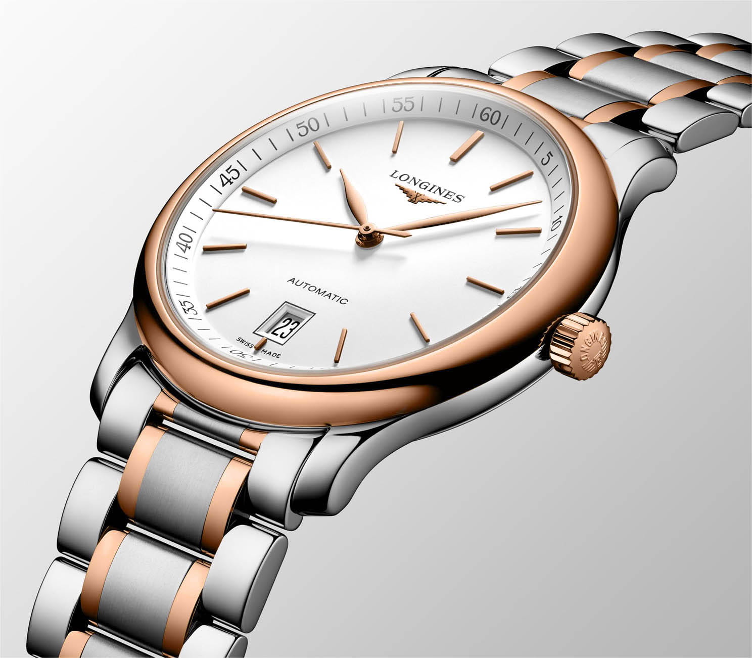 Longines Longines Master Collection L2.628.5.79.7 , наручные мужские часы фото под углом