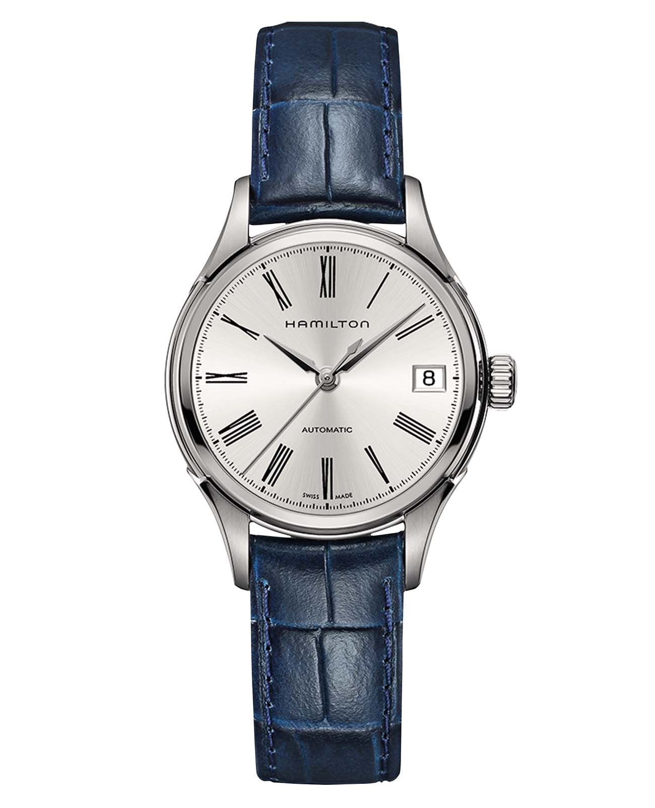 Hamilton Hamilton American Classic Valiant Auto H39415654  H39415654 механические женские часы серебристый циферблат, браслет нержавеющая сталь — вид спереди
