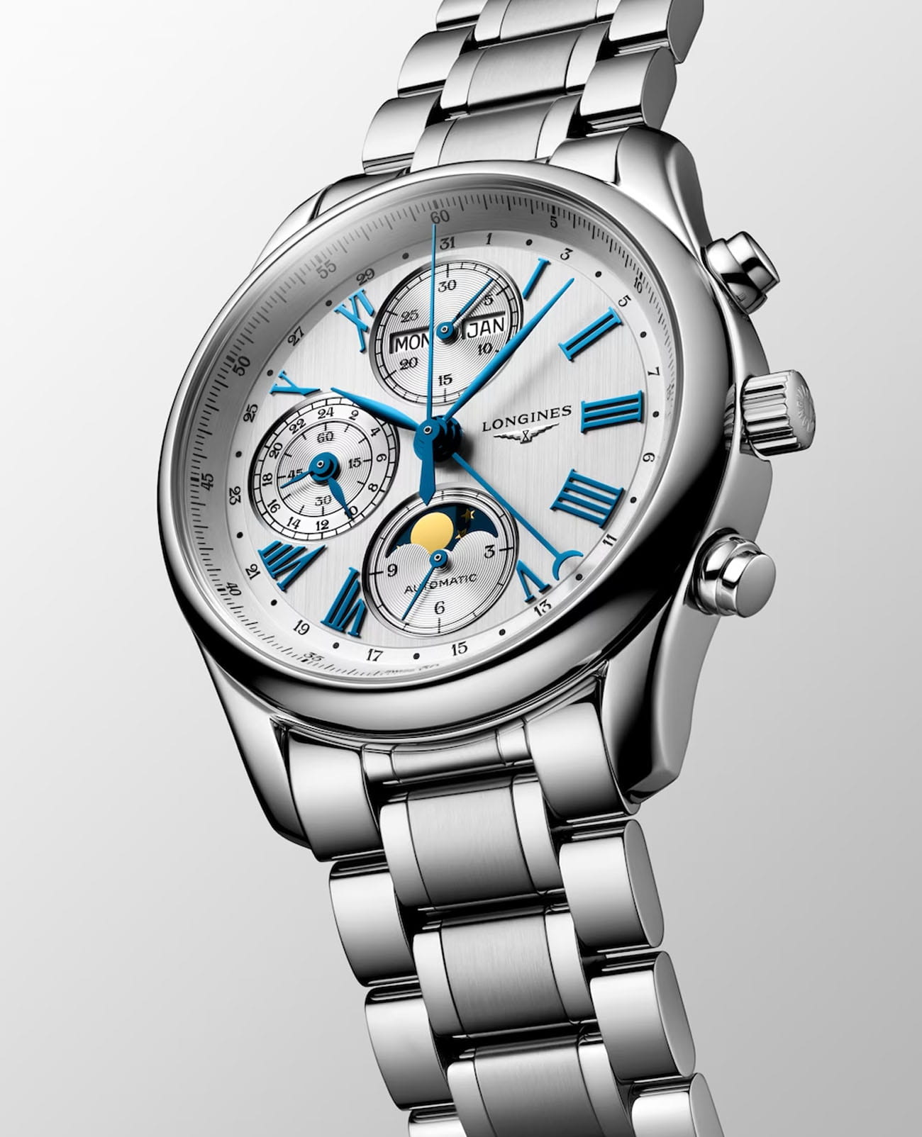 Longines Longines Master Collection L2.673.4.71.6, master collection швейцария мужские часы на браслете нержавеющая сталь боковой вид