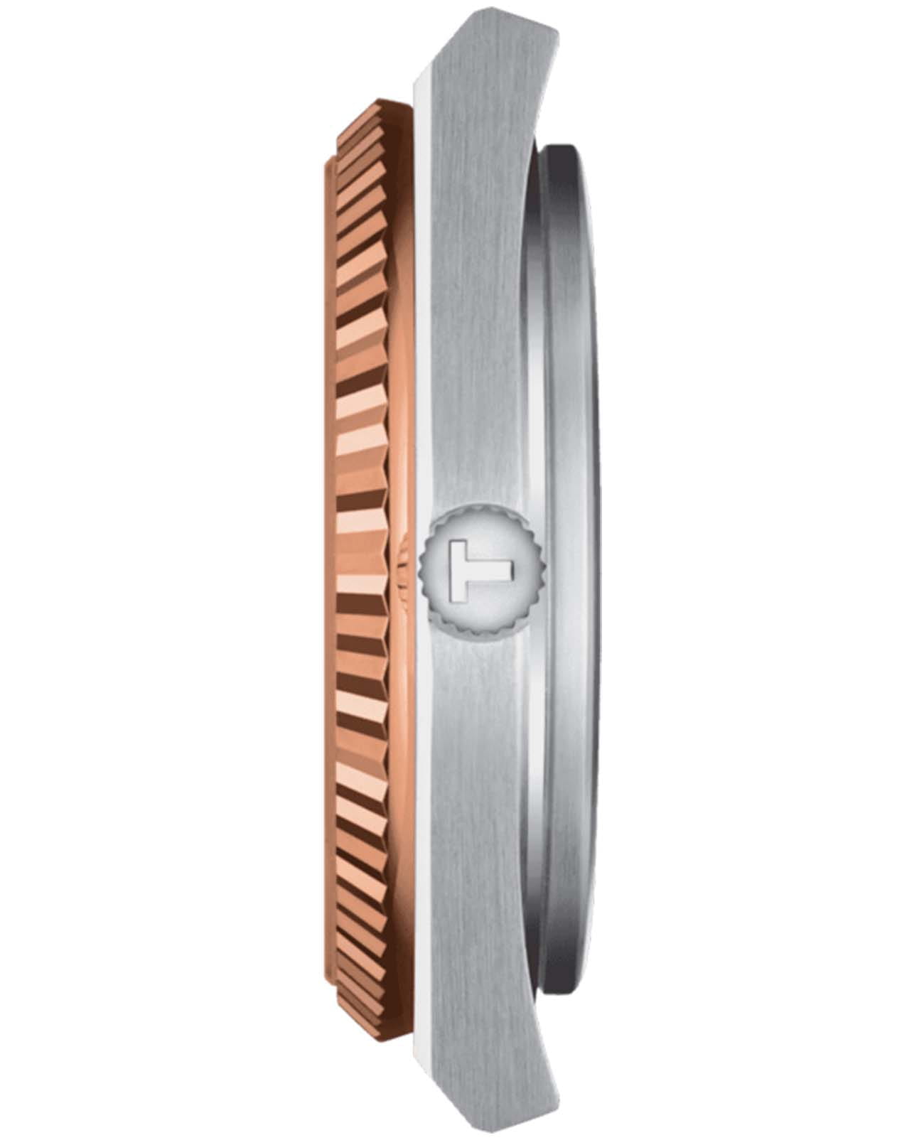 Оригинальные часы Tissot Tissot PRX Powermatic 80 Steel & 18k Gold T931.407.41.031.00 механические калибр механизма powermatic 80.111 общий вид