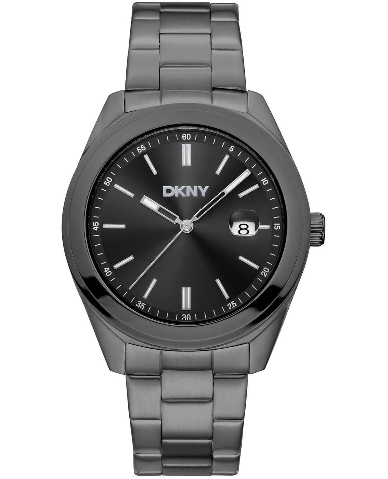 DKNY DKNY Modernist Classics DK1G069M0055  DK1G069M0055 кварцевые мужские часы черный циферблат, браслет нержавеющая сталь с ip-покрытием — вид спереди
