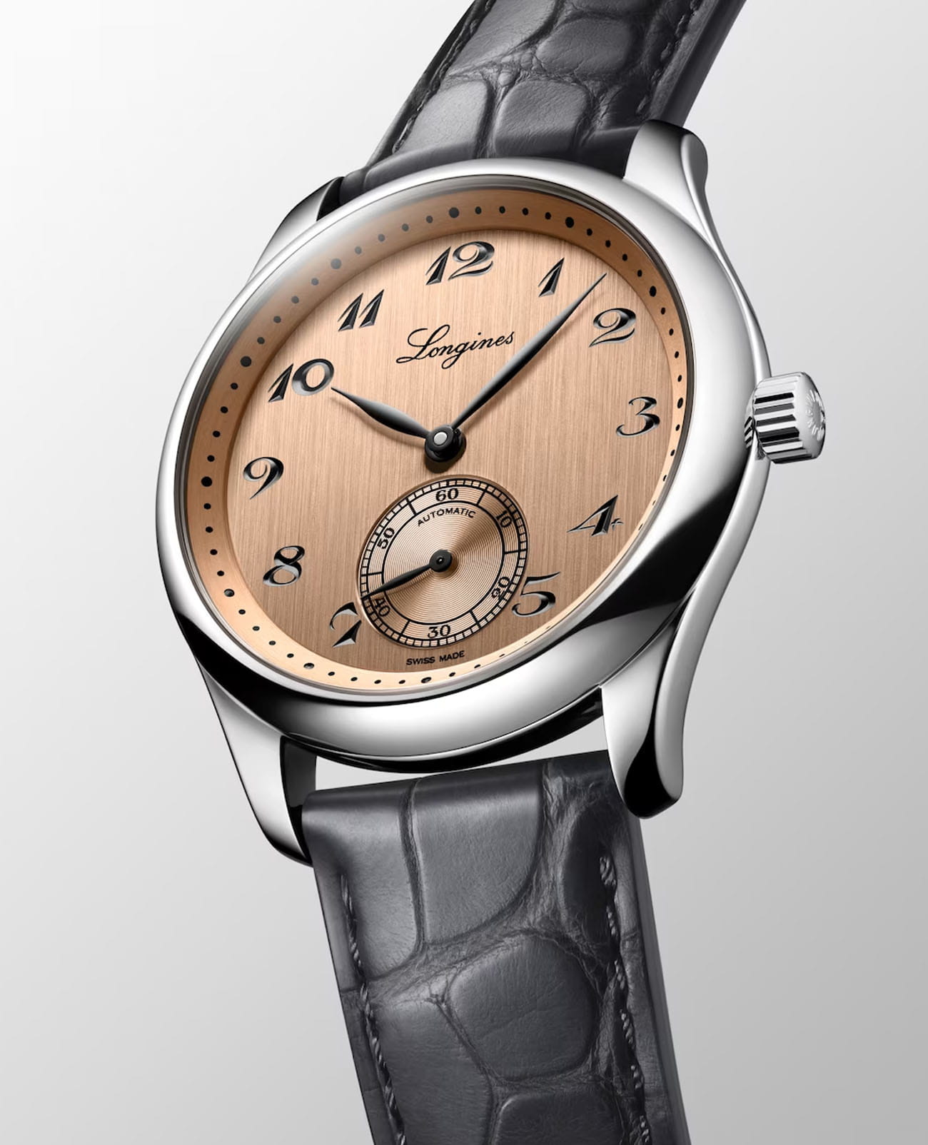Longines Longines Master Collection L2.843.4.93.2, master collection швейцария женские часы на браслете кожаный боковой вид