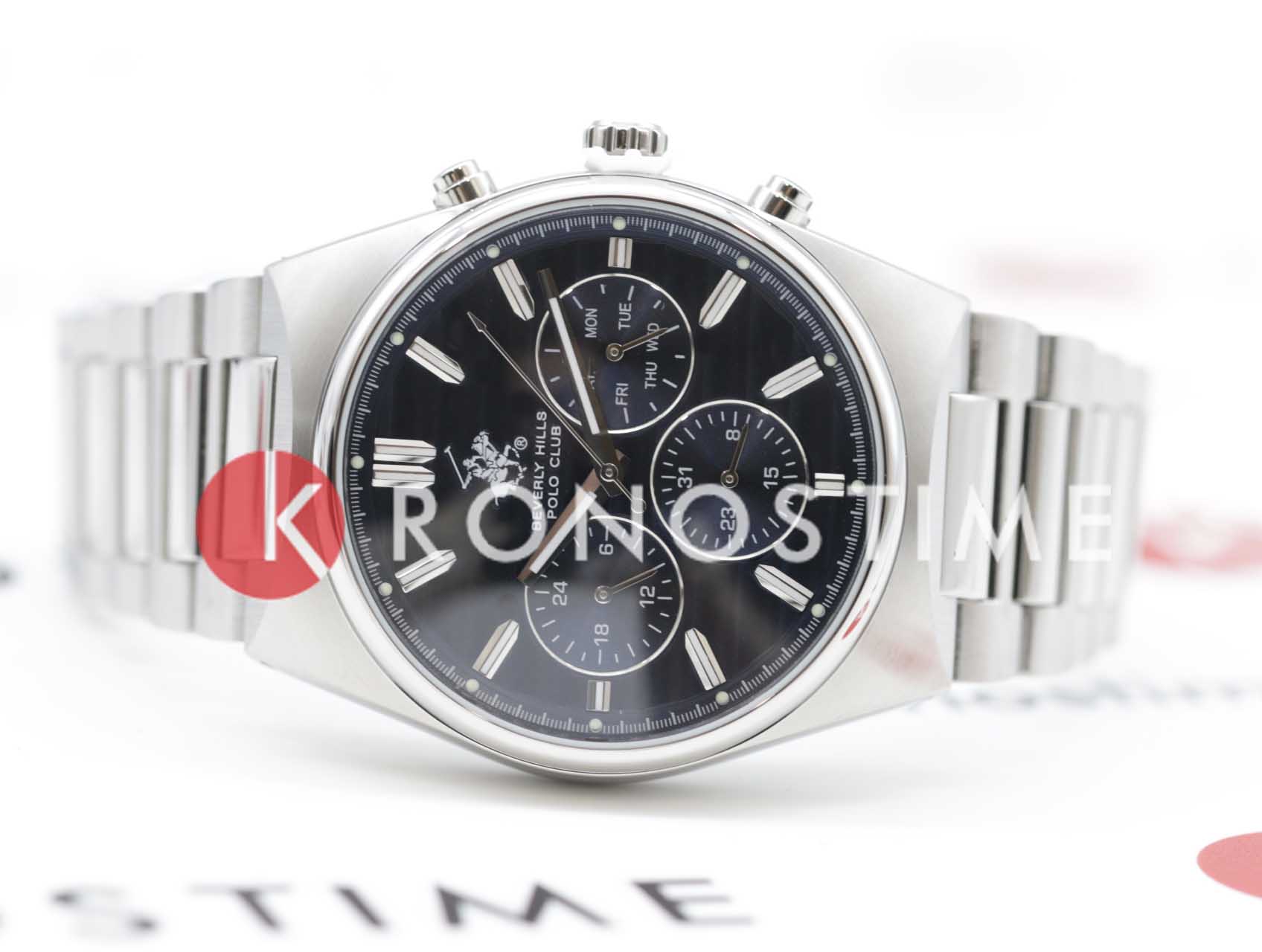 Beverly Hills Polo Club Beverly Hills Polo Club BP3744X.390,  сша мужские часы на браслете нержавеющая сталь боковой вид