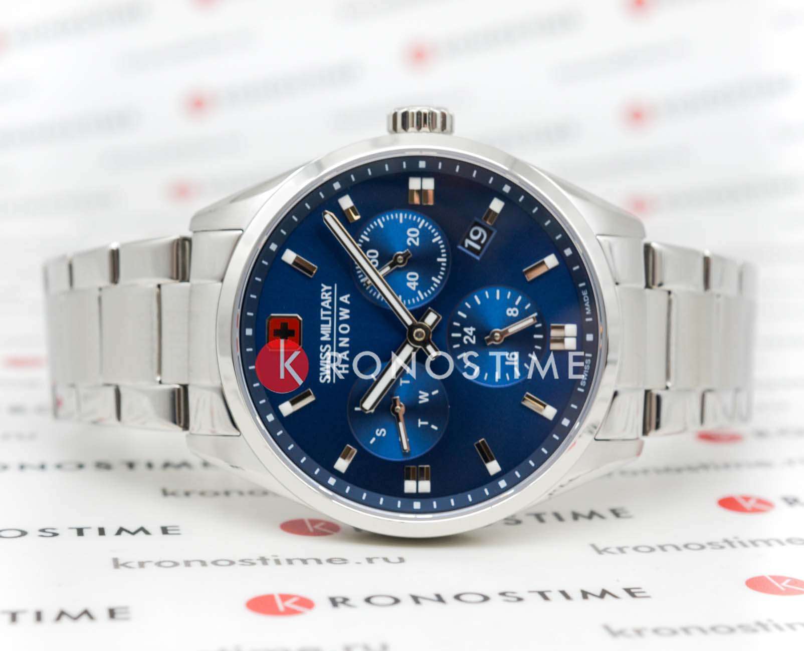 Swiss Military Hanowa Swiss Military Hanowa Roadrunner SMWGK0005602 , наручные мужские часы фото под углом