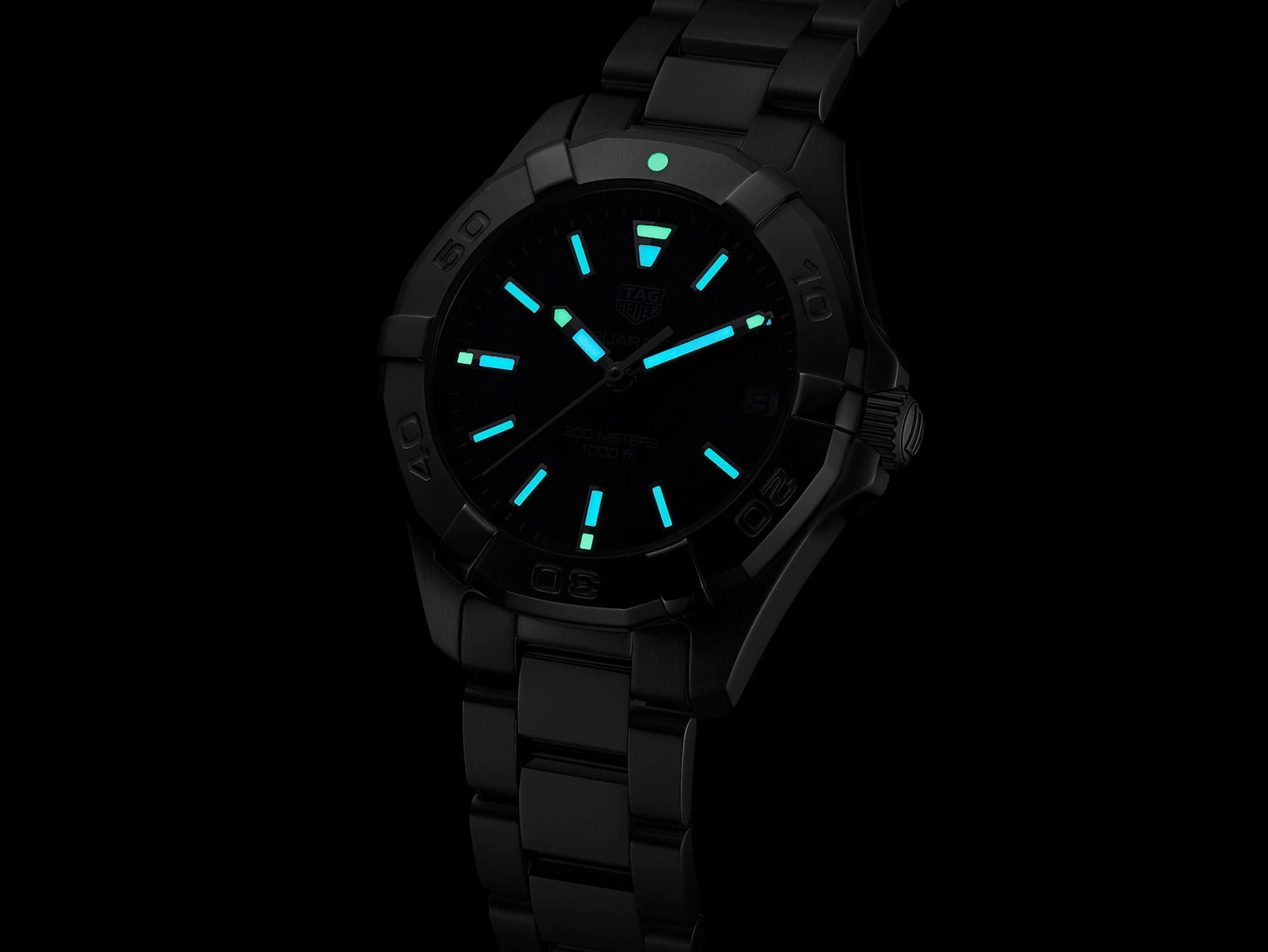 TAG Heuer TAG Heuer Aquaracer Professional 300 WBD1312.BA0740 женские часы синий циферблат на запястье