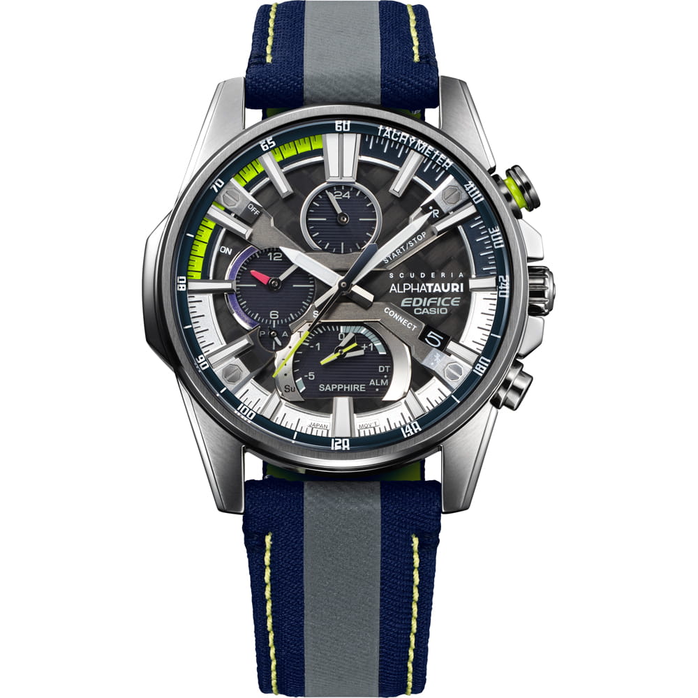 Casio Casio Edifice Scuderia Alpha Tauri Limited Edition EQB-1200AT-1A япония наручные мужские часы заводная головка с логотипом Casio