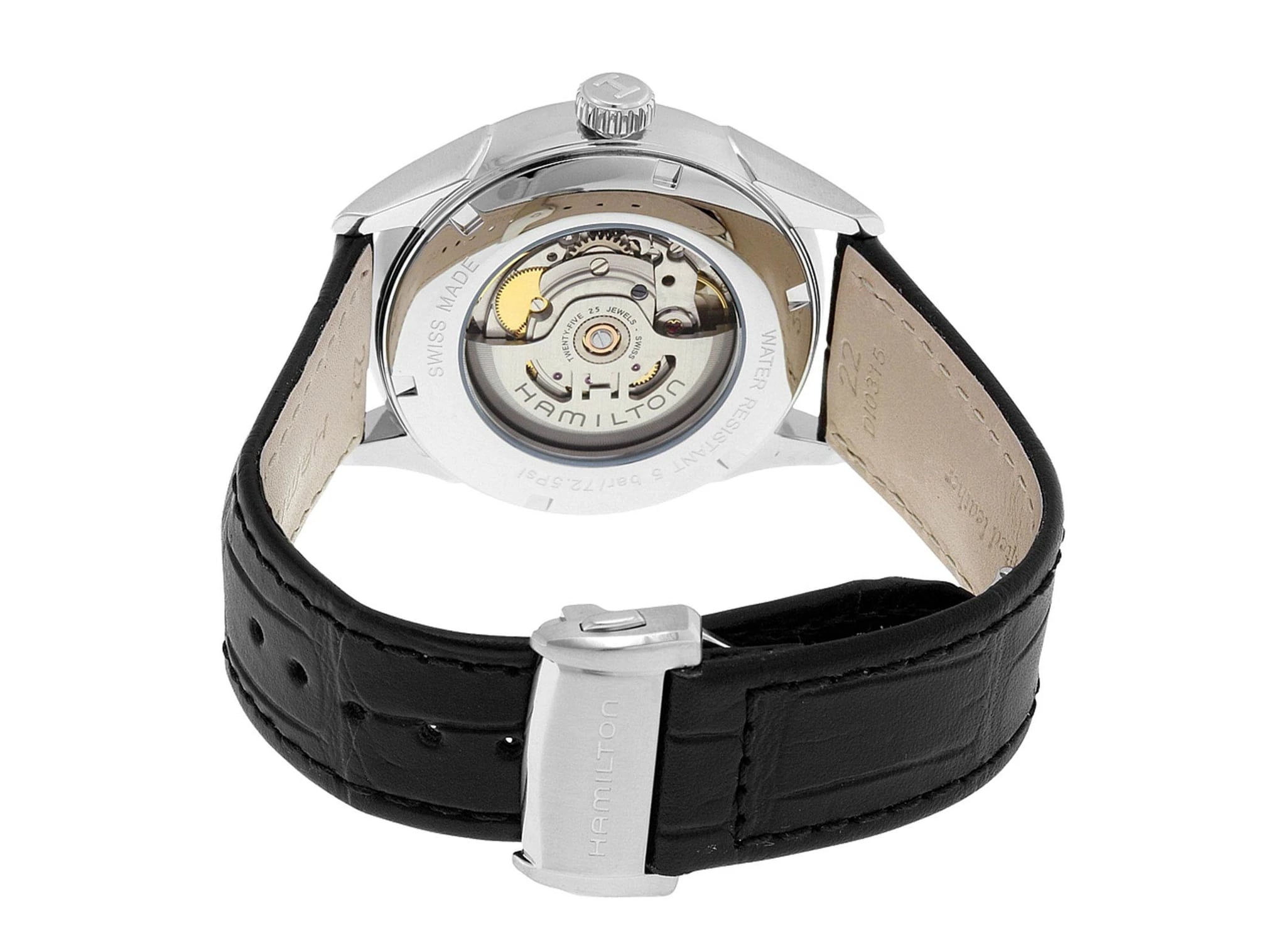 Оригинальные часы Hamilton Hamilton Jazzmaster Day Date Auto H42565751 механические калибр механизма h-40 общий вид