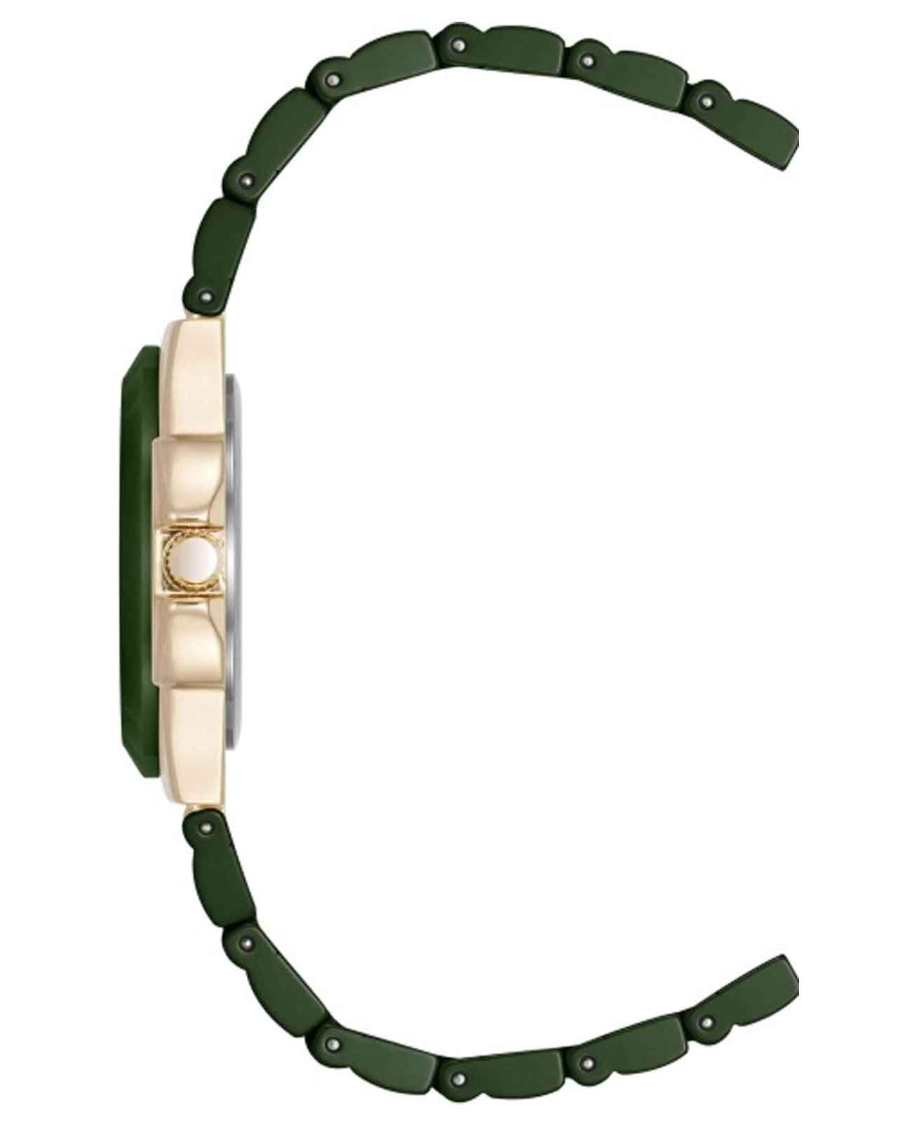 Anne Klein Anne Klein Diamond 5112GPGN,  сша женские часы на браслете титановый c pvd покрытием + керамика боковой вид