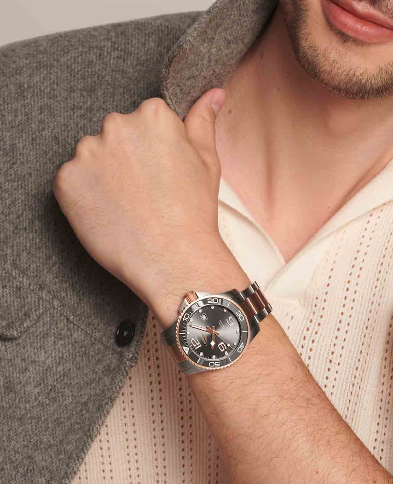 Longines Longines HydroConquest L3.782.3.78.7  - задняя крышка металл сталь корпуса, швейцария часы