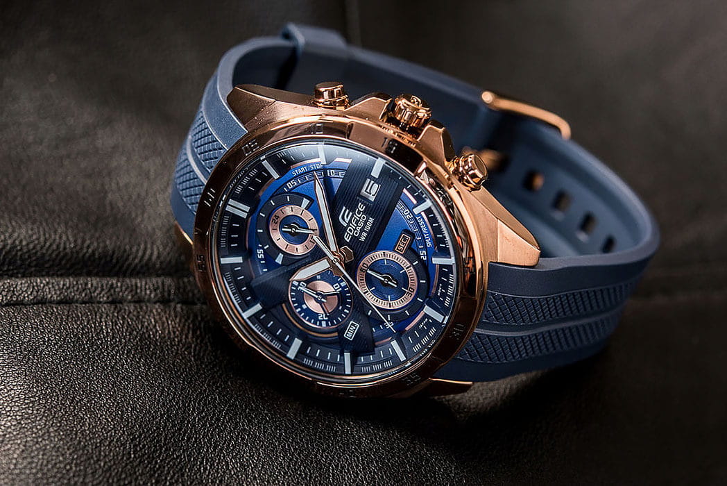 Casio Casio Edifice EFR-556PC-2A EFR-556, наручные мужские часы фото под углом