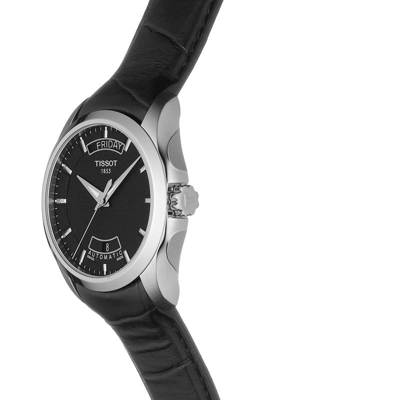 Tissot Tissot Couturier Automatic T035.407.16.051.00, t-classic швейцария мужские часы на браслете кожаный боковой вид