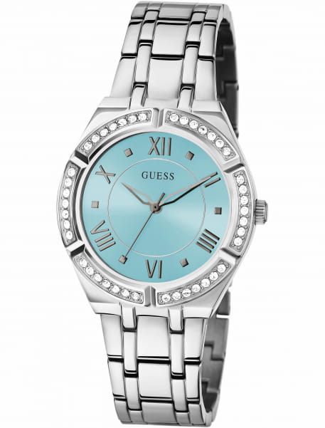 Guess Guess GW0033L7 женские часы синий циферблат на запястье