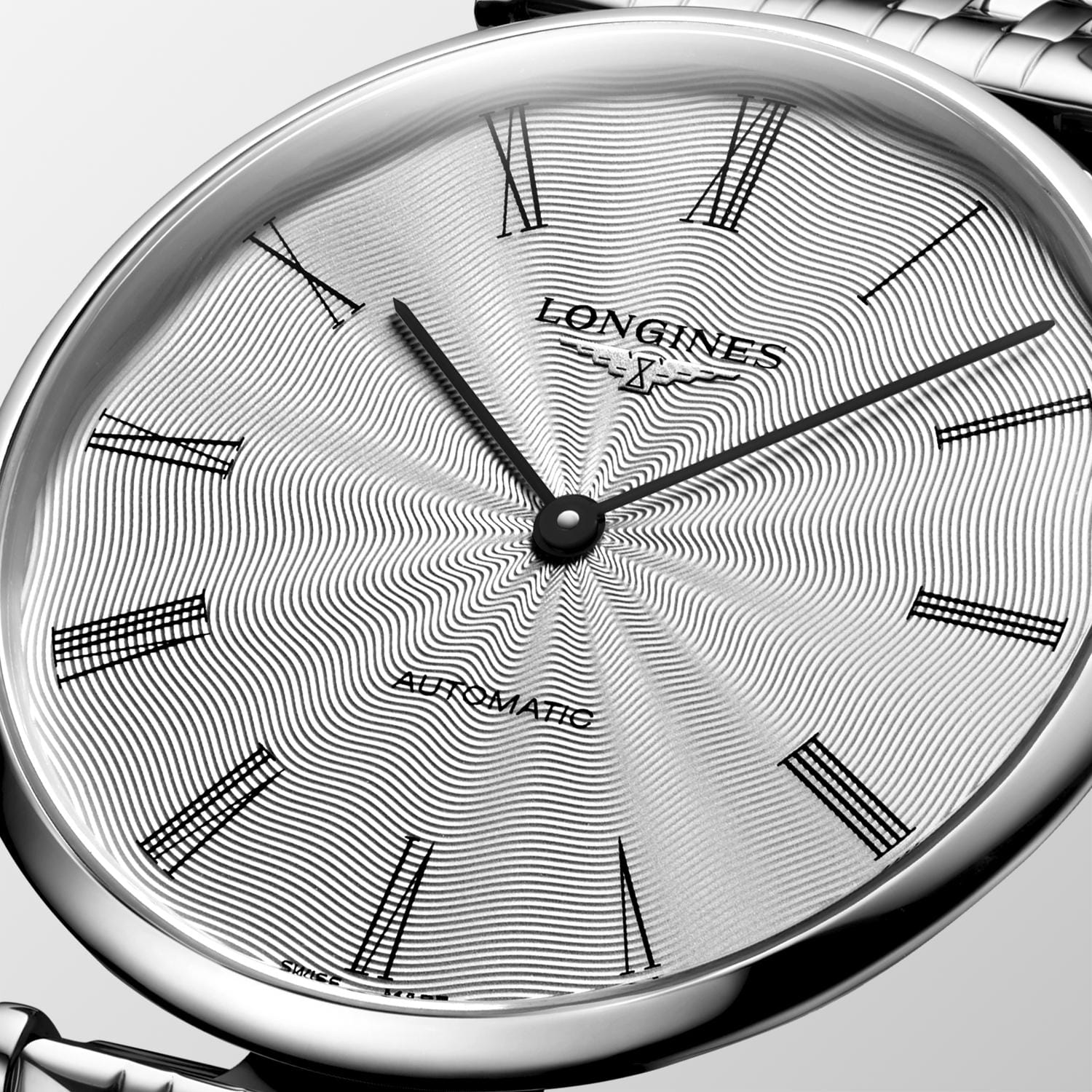 Longines Longines La Grande Classique  L4.918.4.71.6 мужские часы серебристый циферблат на запястье