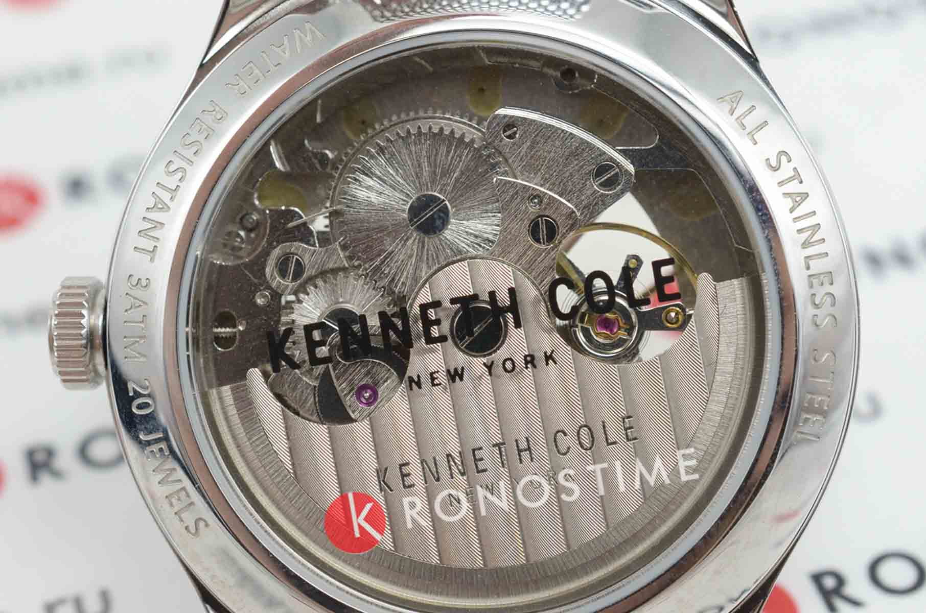 Kenneth Cole Kenneth Cole Automatic KCWGL2216905  - задняя крышка металл сталь корпуса, сша часы