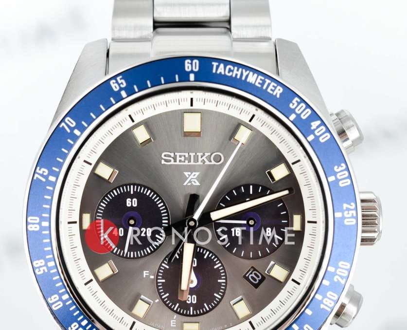 Seiko Seiko Prospex Speedtimer SSC939P1, prospex япония мужские часы на браслете нержавеющая сталь боковой вид