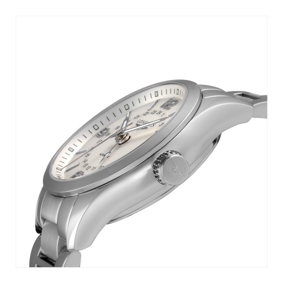 Longines Longines Conquest Collection L2.799.4.76.6, conquest швейцария мужские часы на браслете нержавеющая сталь боковой вид