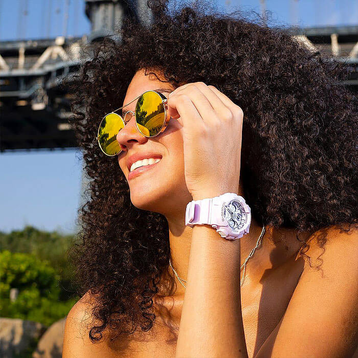 Оригинальные часы Casio Casio G-Shock GMA-S120DP-6AER в фирменной упаковке от производителя