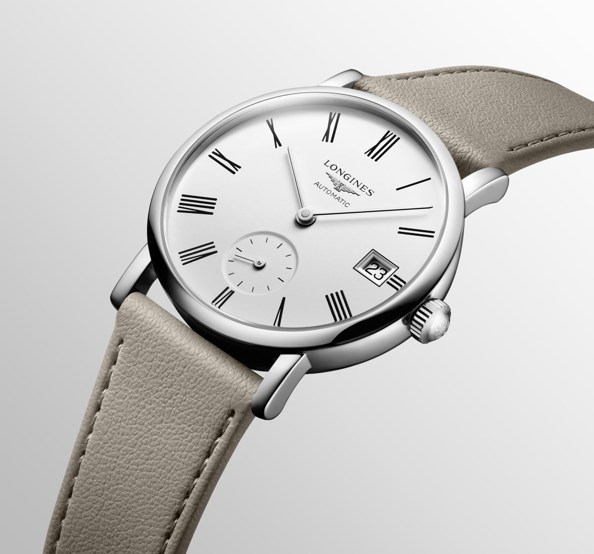 Longines Longines Elegant Collection L4.312.4.11.2 женские часы белый циферблат на запястье