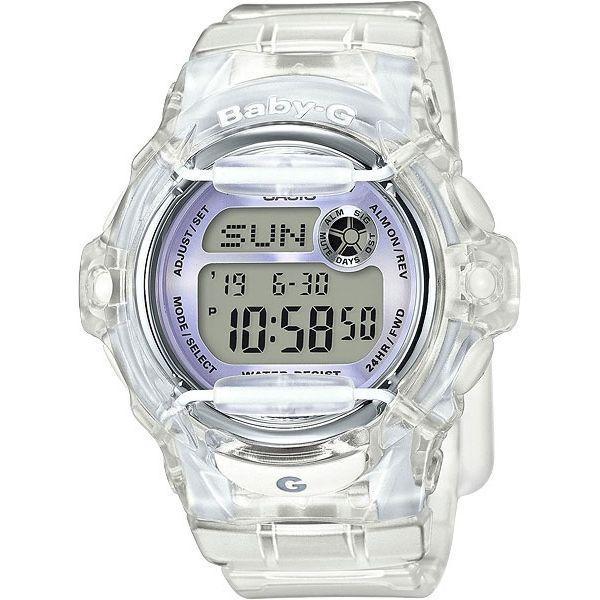 Casio Casio Baby-G BG-169R-7E  BG-169R-7E кварцевые женские часы серый циферблат, браслет  — вид спереди