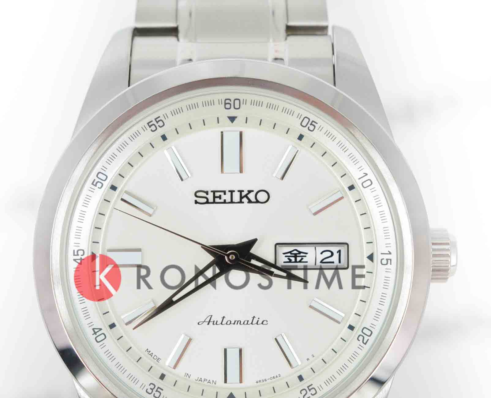 Seiko Seiko 5 Regular SARV001, 5 regular япония мужские часы на браслете нержавеющая сталь боковой вид