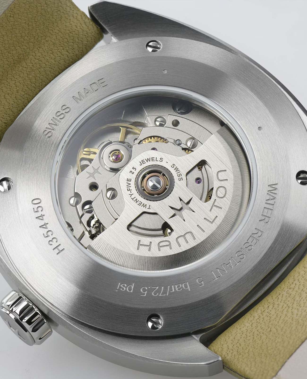 Hamilton Hamilton American Classic Pan Europ Day Date Auto H35445860 мужские часы зеленый циферблат на запястье