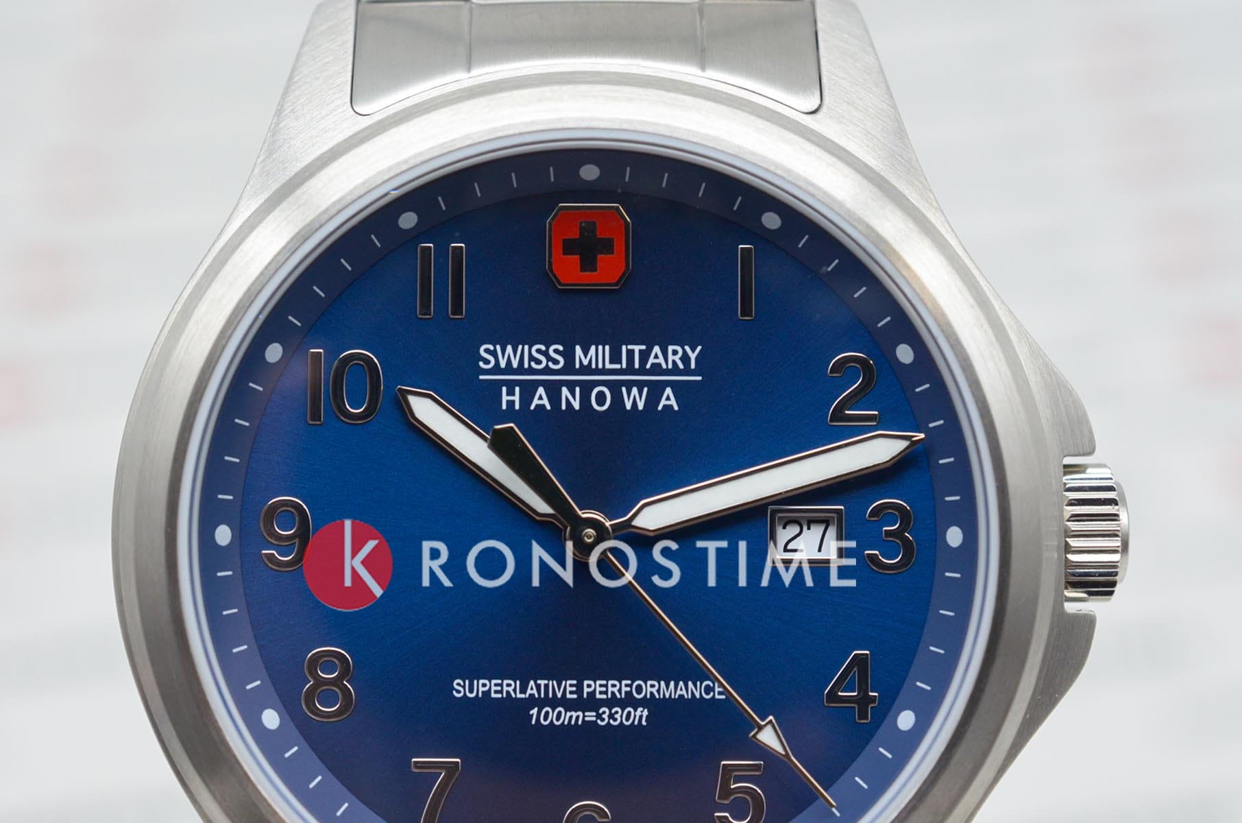 Swiss Military Hanowa Swiss Military Hanowa Thunderbolt SMWGH0002803,  швейцария мужские часы на браслете нержавеющая сталь боковой вид